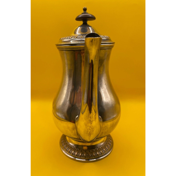 Vintage Wilcox Silver Soldered Teapot 8.5 " Tall - Picture 5 of 9